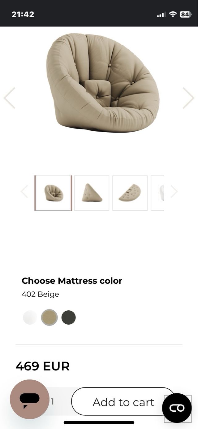 sofa cama niños karup Design