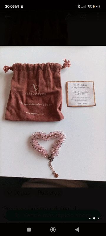 Pulsera con cristales Vestopazzo.