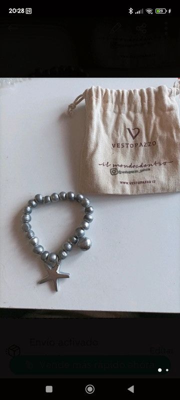 Pulsera plateada Vestopazzo