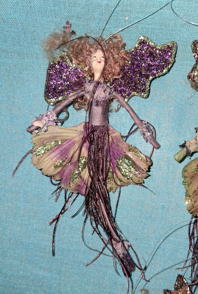 7 IMPRESIONANTES HADAS ARTESANÍA ALAMBRE Y TELA