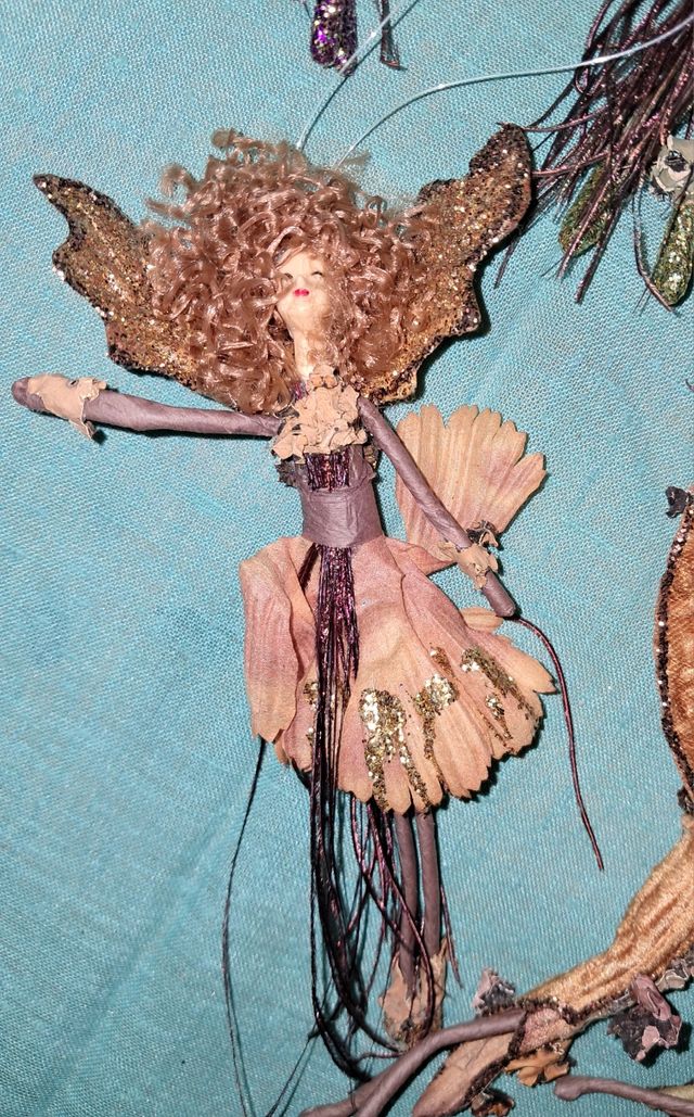 7 IMPRESIONANTES HADAS ARTESANÍA ALAMBRE Y TELA