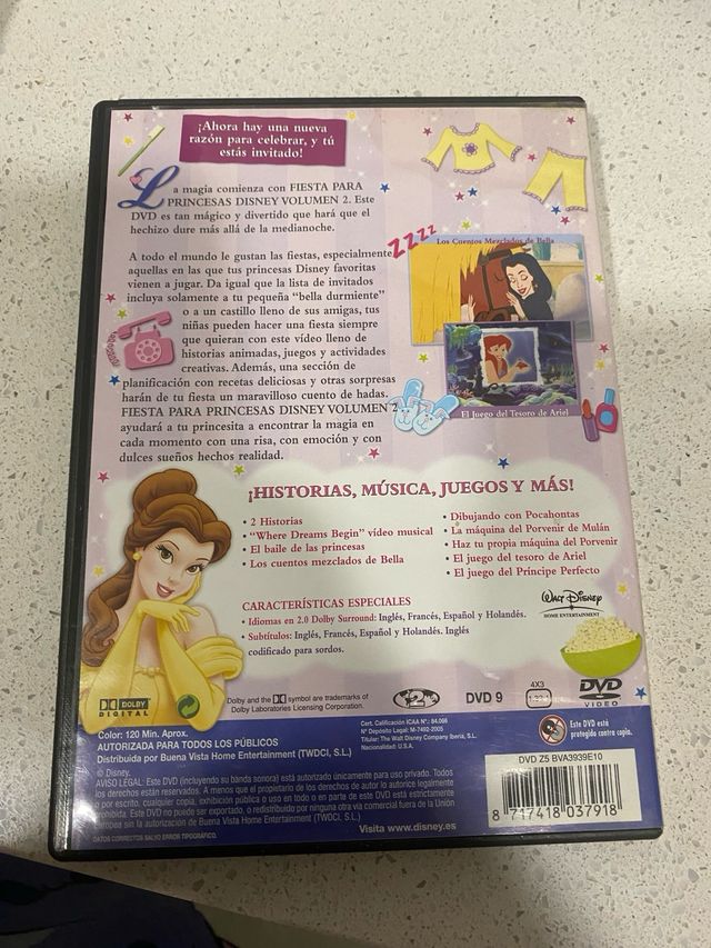 Dvd fiesta para princesas