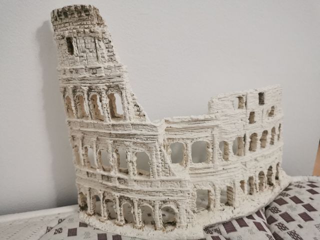 Decoración de acuario Coliseo de Roma