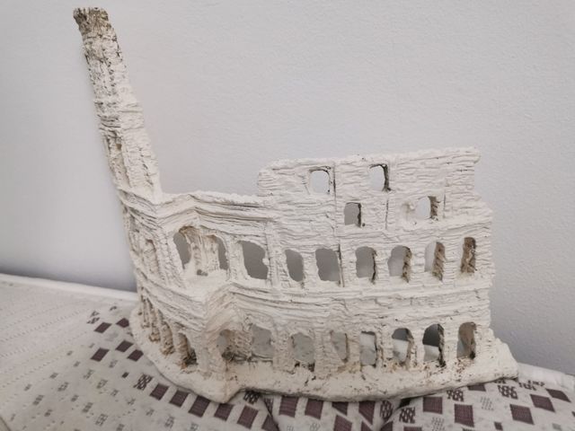 Decoración de acuario Coliseo de Roma