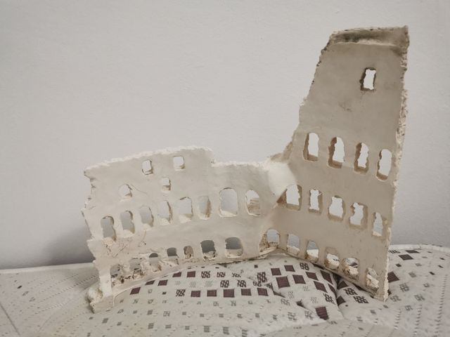 Decoración de acuario Coliseo de Roma