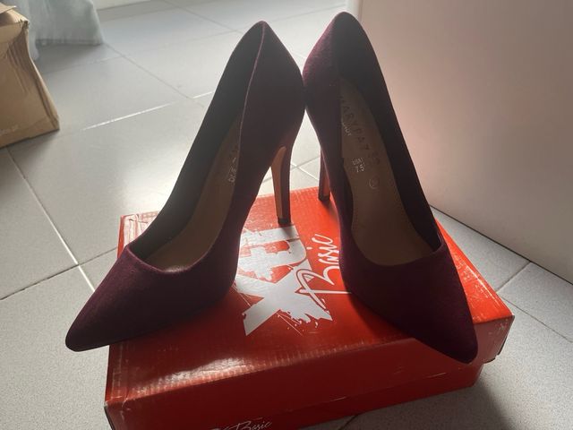 Zapatos morados de Marypaz