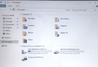 pc-hp slim-i7-3,40ghz-16gb ram-500gb SSD-W10 PRO