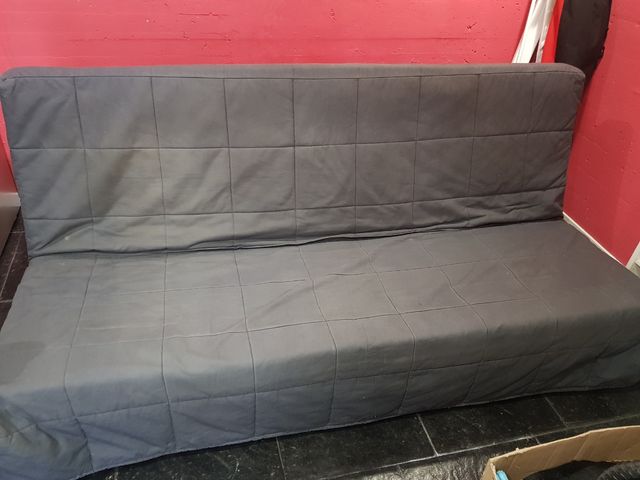 Sofá cama color gris