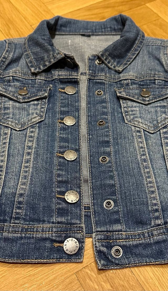 Cazadora vaquera niña Benetton