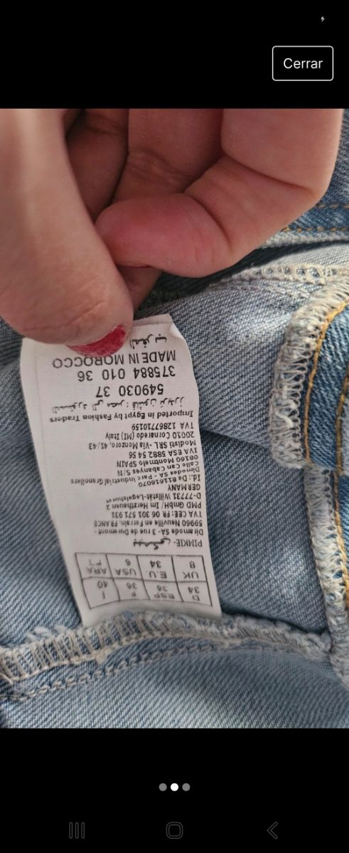 Chaleco mini vaquero