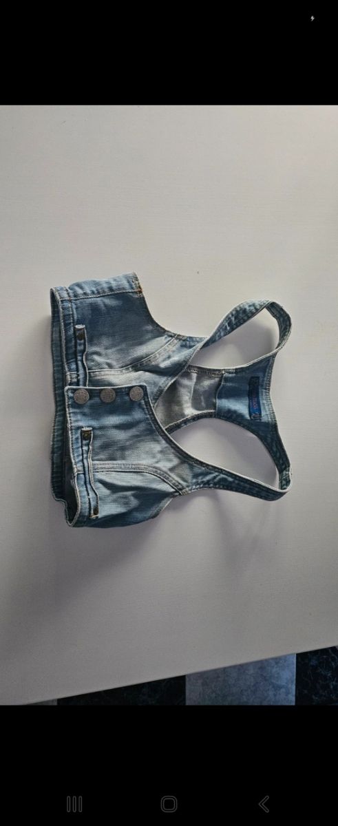 Chaleco mini vaquero