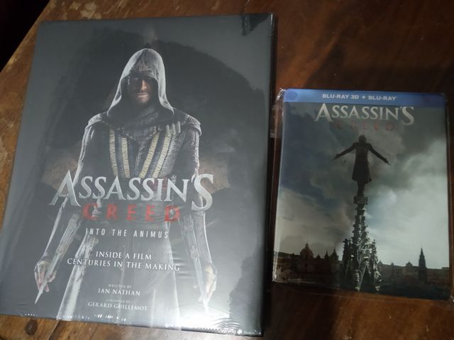 Artbook y steelbook Assassins Creed peli