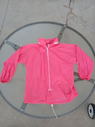 Chubasquero rosa para niñ@s 