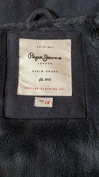 Abrigo Pepe Jeans talla 14