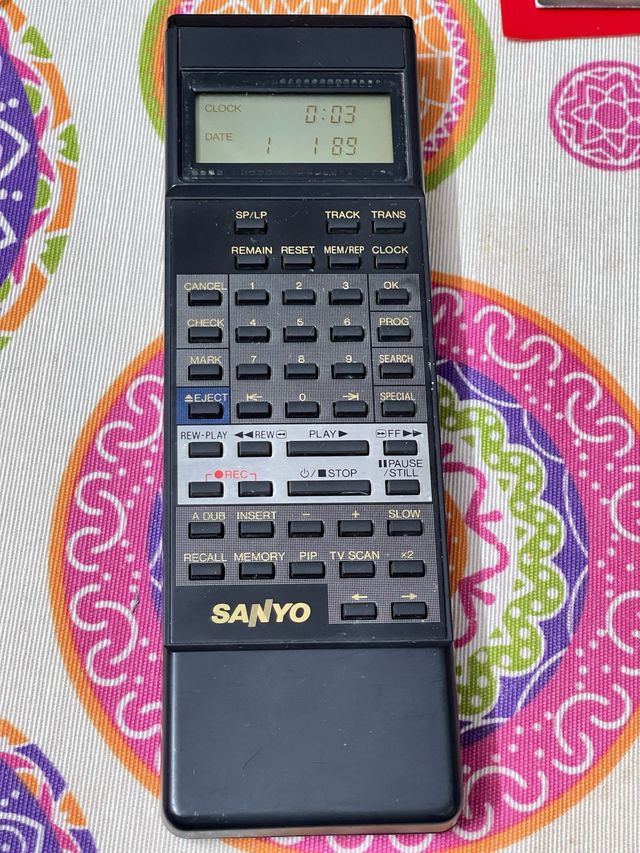 Mando Sanyo Vhs