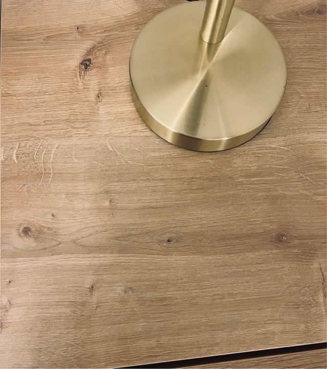 Pareja Mesitas de noche kenay estilo madera&metal