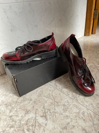 Zapatos Charol Burdeos - Talla 39