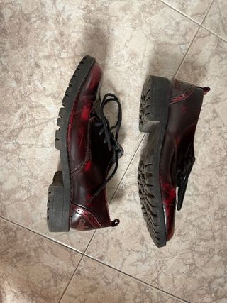 Zapatos Charol Burdeos - Talla 39