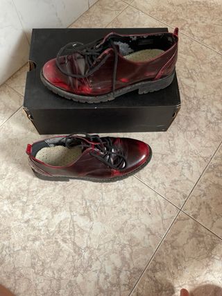 Zapatos Charol Burdeos - Talla 39
