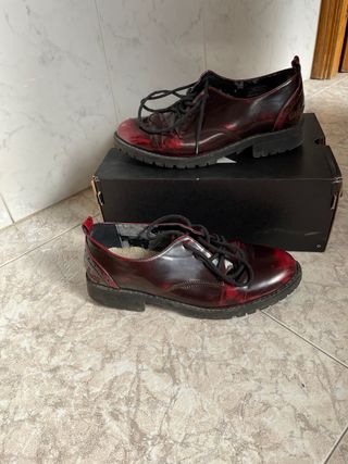Zapatos Charol Burdeos - Talla 39