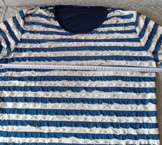 Blusa mujer de volantes y manga corta