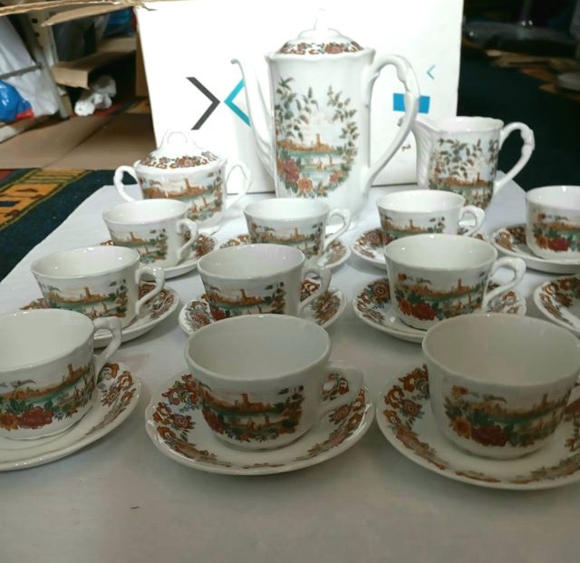 JUEGO DE CAFÉ PONTESA WINDSOR IRONSTONE