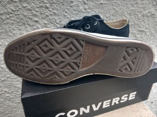 Converse negras con plataforma N° 37