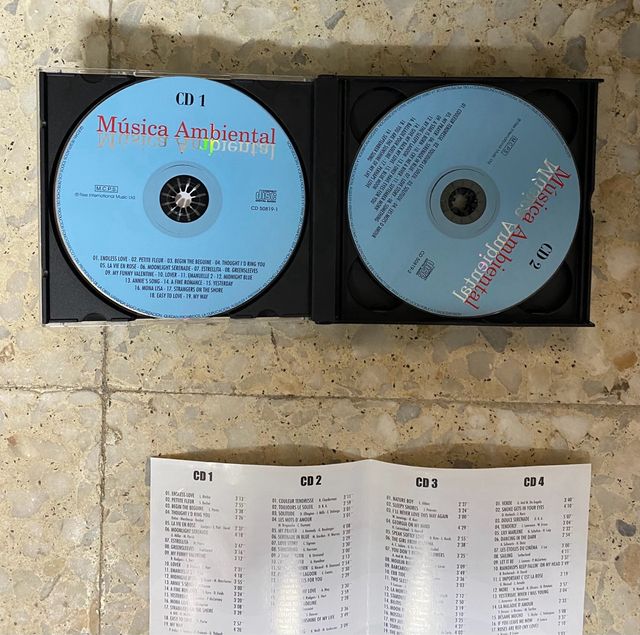 4 CD musica ambiental Melodias para mejores moment