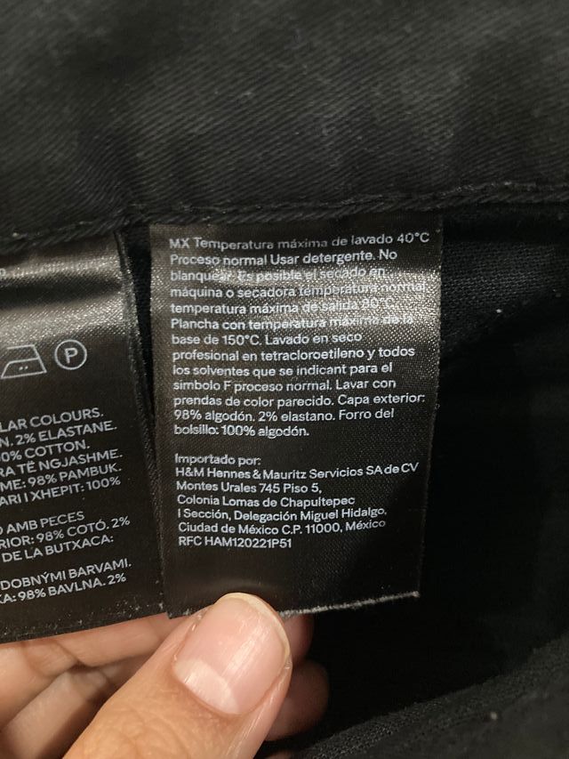 H&M Men's Black Trousers