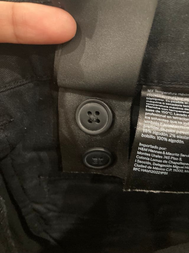 H&M Men's Black Trousers