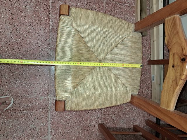 Sillas madera enea 6 un