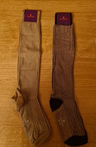 Set di 2 calze lurex