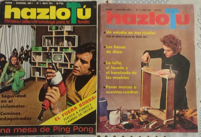 lote Revistas de bricolage Hazlo Tu. 1976