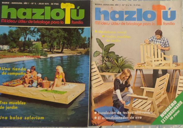 lote Revistas de bricolage Hazlo Tu. 1976