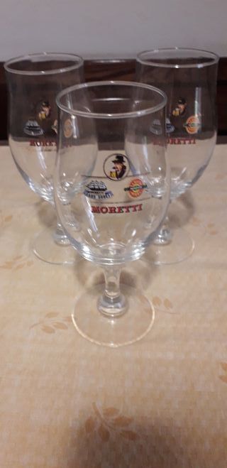 Calici birra Moretti