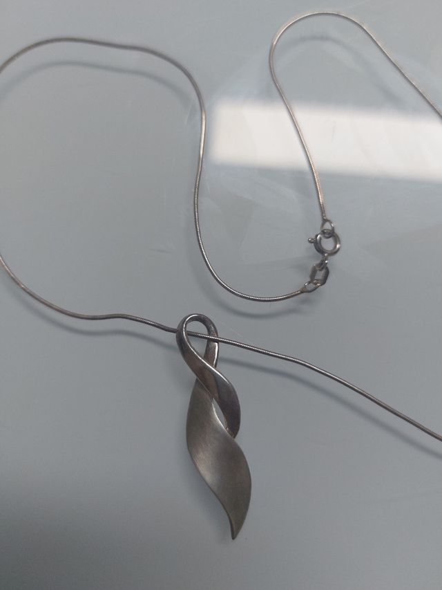 Colgante+cadena de plata