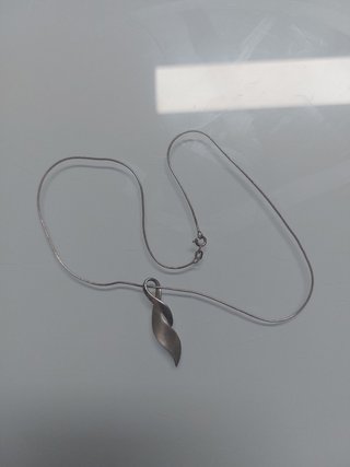 Colgante+cadena de plata