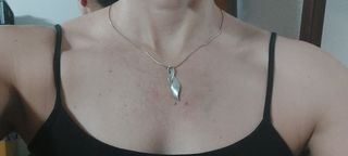 Colgante+cadena de plata