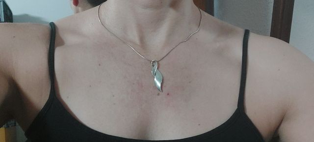 Colgante+cadena de plata