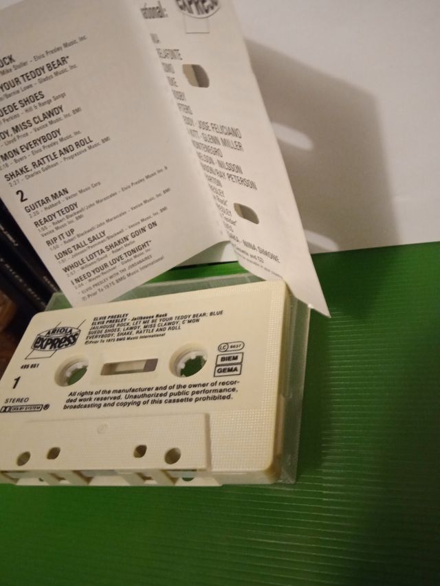 Elvis Presley cassette Jailhouse rock