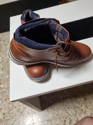 Botín hombre marrón talla 45