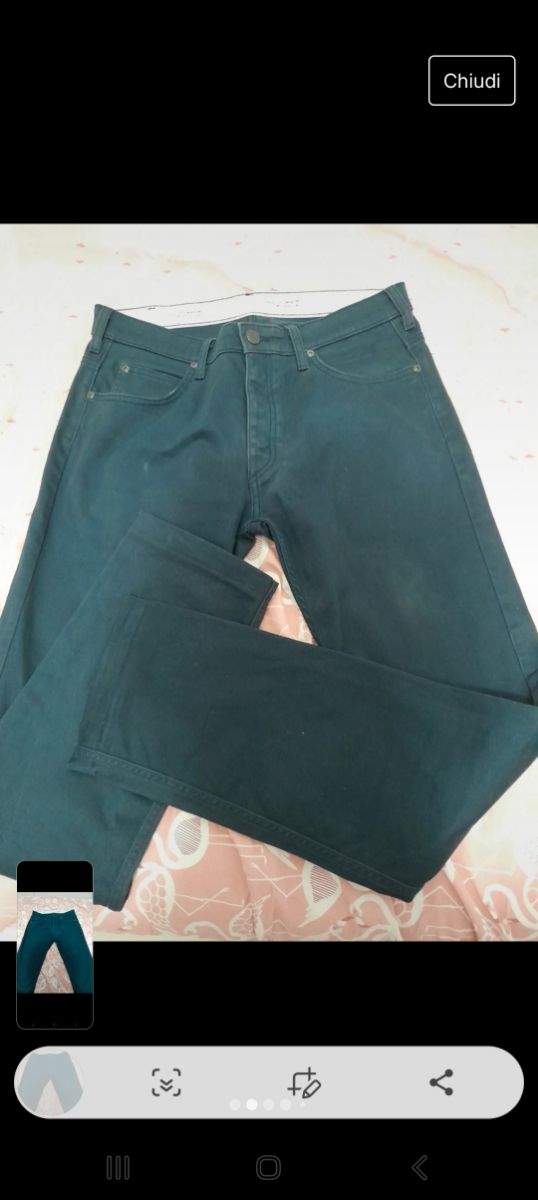 Pantaloni blu Lee