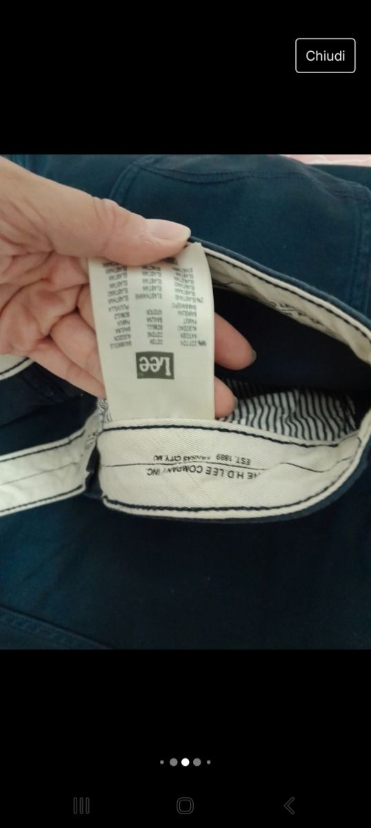 Pantaloni blu Lee
