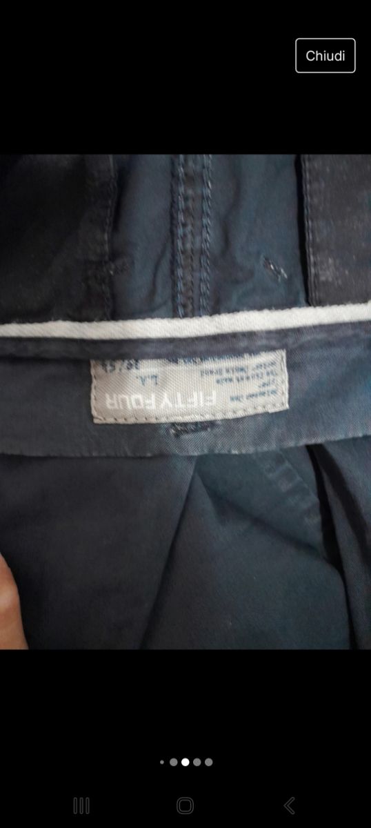 Pantaloni blu Fifty Four