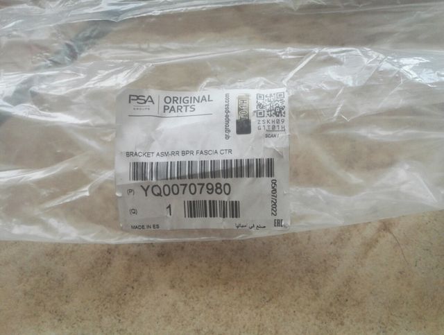 Soporte paragolpe Crossland