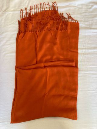 Sciarpa arancione gigante