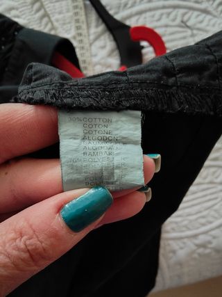 Vestido corto evasé o blusa larga 