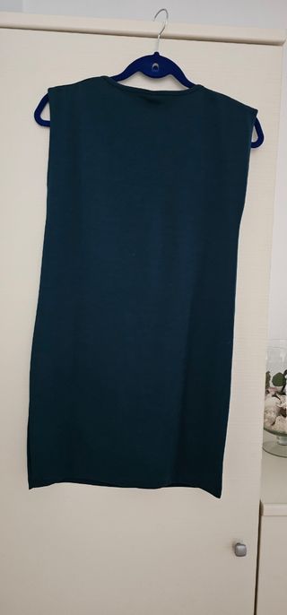 Vestito smanicato invernale Naf Naf e cintura 