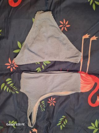 Bikini azul cielo de Shein