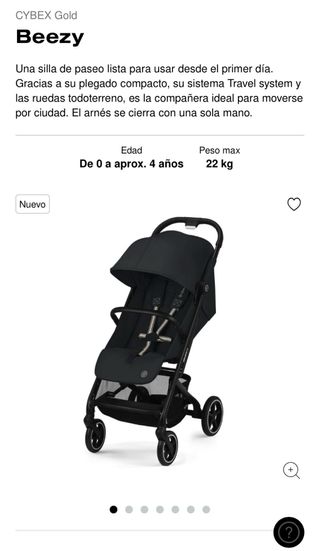 Silla paseo CIBEX Beezy